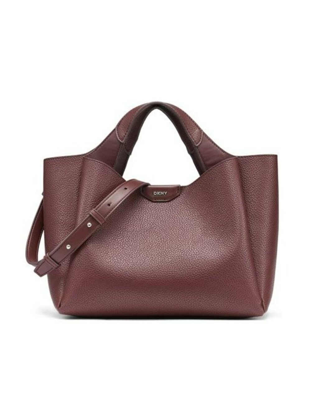DKNY Willa Women's Small Top Handle Satchel Bag in Burgundy (MSRP $198)